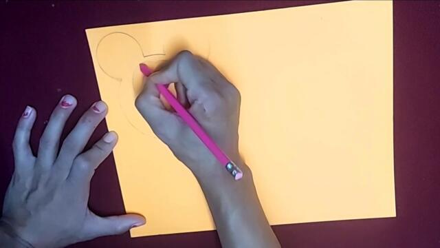 Art and Crafts || Mickey Mouse wall decoration  idea.
