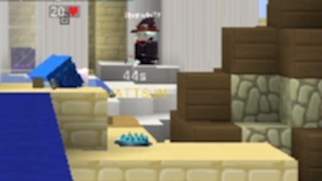 Abusing Unlimited Diamond Glitch with Fake Noob *Puppet*! BedWars Blockman Go