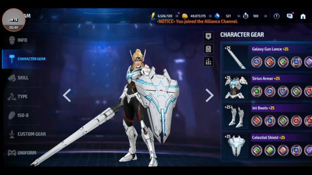 Sharon Rogers (Capitan America) New Uniform Danger Room Gameplay