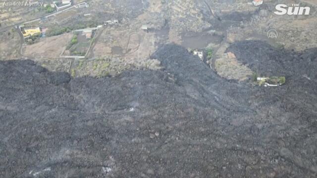 La Palma volcano lava narrowly misses 'world's luckiest house' on sixth day of eruptions