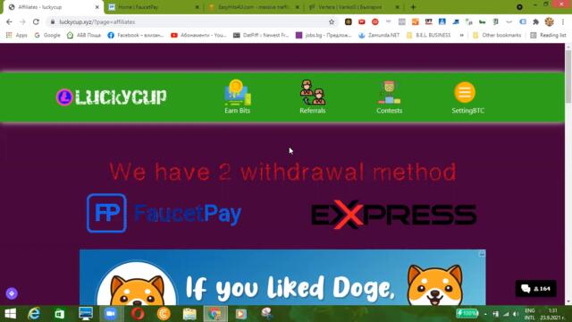Cryptofree - Luckycup (Status Paying) part.74