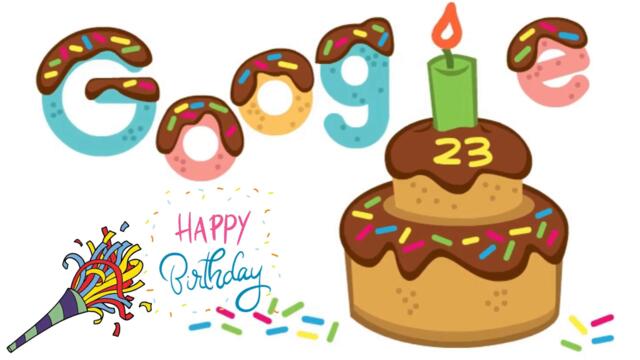 Google's 23rd Birthday - Google celebrates 23rd birthday with animated doodle - Google turns 23