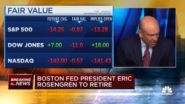 Boston Fed President Eric Rosengren to retire early