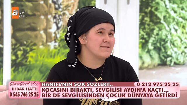 Kocasını bırakıp, sevgilisine kaçan Hanife'nin hikayesi!   @Esra Erol'da   28 Eylül 2021