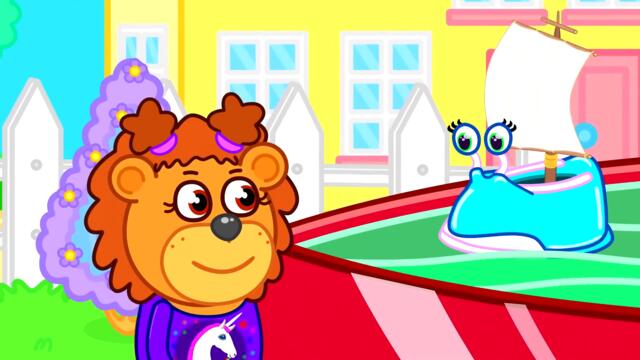 Lion Family на русском - Маша и Леопольд. Горшки - Мультик для детей