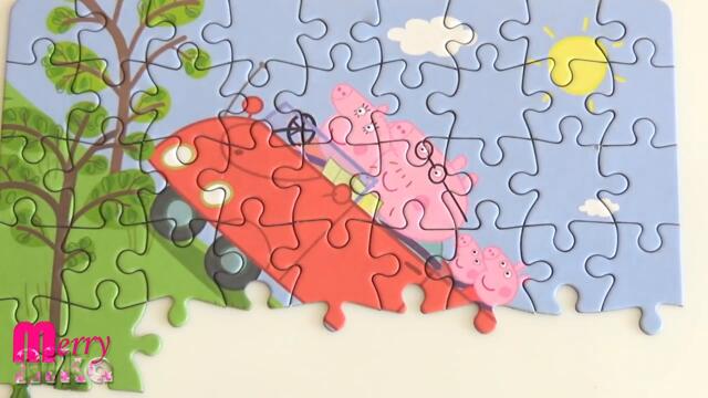 Редене на пъзел Peppa Pig