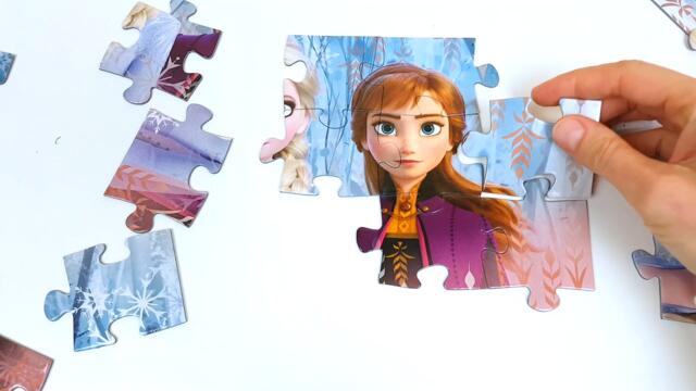Редене на пъзел Frozen