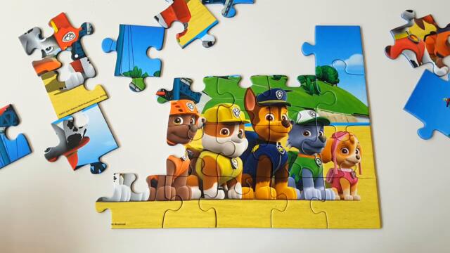 Редене на пъзел Paw Patrol