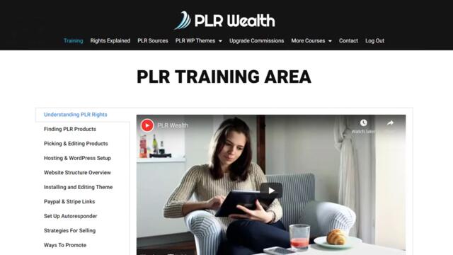 PLR Wealth Review Plus Bonuses | PLR Wealth Demo