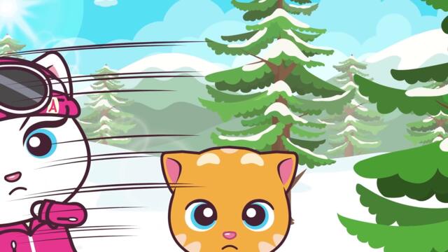 Говорящий Том и Друзья Мини — Зимнее соревнование - Мультики Серии 51- 55