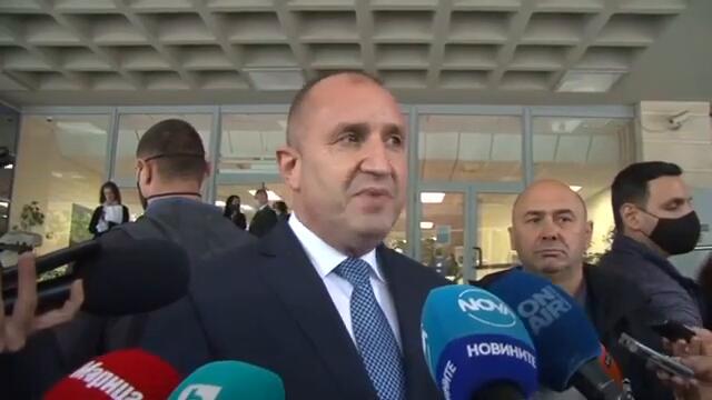 Радев: Очаквам Борисов да спази обещанието си и да се яви на президентските избори