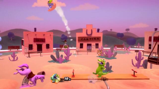 Nickelodeon All-Star Brawl - Official Reptar Gameplay Showcase