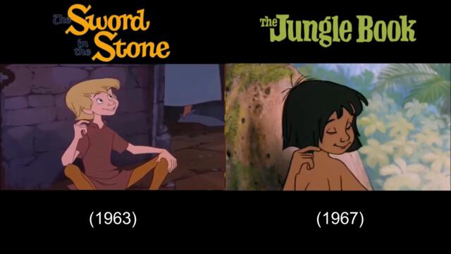 Recycled/Reused/Referenced Disney Animation Compilation