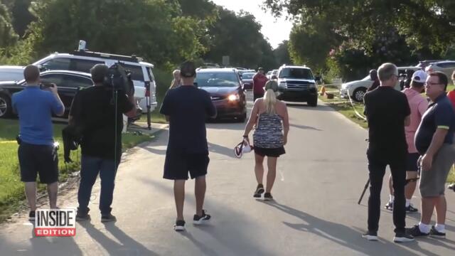 Neighbor Freaks Out at Brian Laundrie Protesters