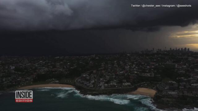 Huge Shelf Cloud Hovers Over Australia