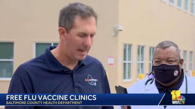 LIVE: Baltimore County announces Free Super Weekend Flu Vaccination Clinics