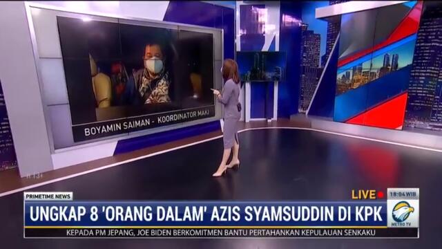 Siapa 8 'Orang Dalam' Azis Syamsuddin di KPK?