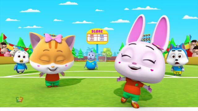 Футболна песен | Стихове за деца | Kids Tv Bulgaria | Анимирани видеоклипове | Детска градина рими