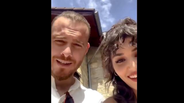 Керем и Ханде – как дружба переросла в любовь | интервью + первый прямой эфир пары на русском