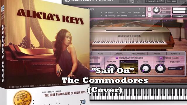 "Sail On" The Commodores (Cover) on Alicia Keys's Piano