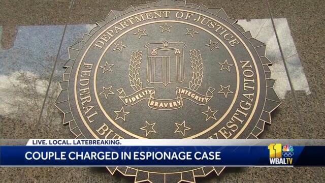 Annapolis couple charged in espionage-related case