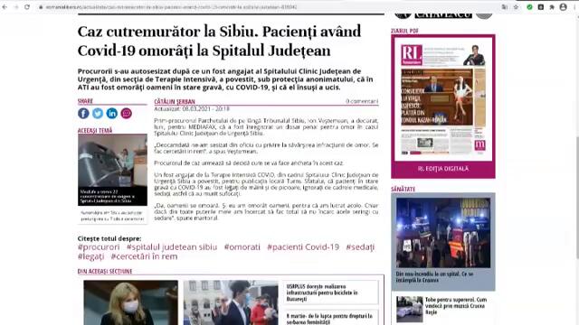 Шокиращи разкрития в Руминия. Медици убиват пациентите в болницата.