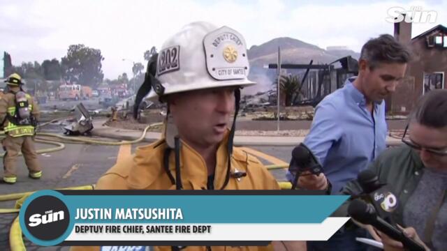 Santee plane crash into California neighbourhood killing 2