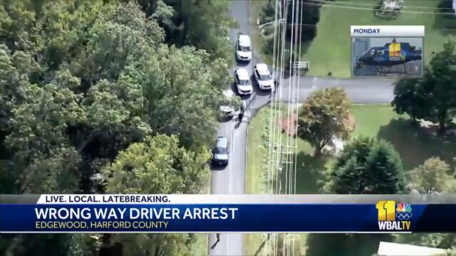 Man arrested after driving wrong way on I-95