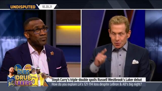 Warriors spoil Russ Westbrook's Lakers debut on opening night - Skip & Shannon I NBA I UNDISPUTED