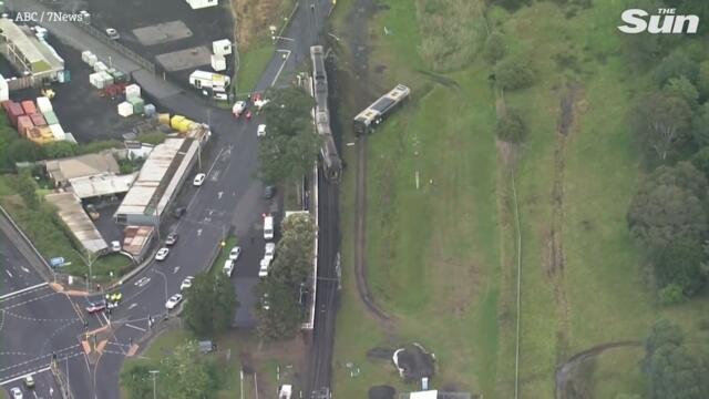 Passenger train crash after hitting van left on tracks