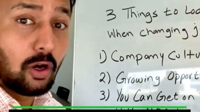 3 Things to Look when Changing Jobs