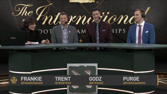 Purge is cringing at Frankie's terrible analogy at TI 10
