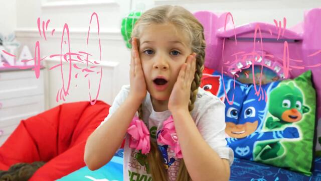 Diana and Roma PJ Mask IRL Pretend Play Adventure