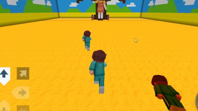 New SQUID GAME in Blockman Go New Update! (Red light Green light )