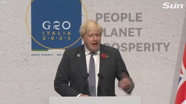 Boris showdown with Macron in fishing row at Cop26
