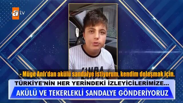Tekerlekli sandalye yardımı yapıldı - @Müge Anlı ile Tatlı Sert   4 Kasım 2021