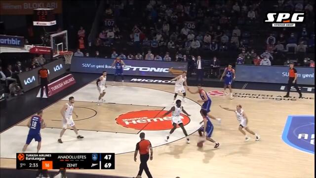 Shane Larkin Highlights 14 Pts, 5 Ast vs Zenit Basket 05.11.2021