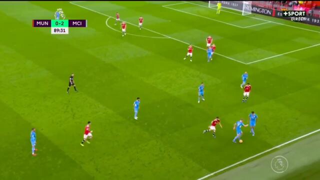 Cristiano Ronaldo Kicking Kevin De Bruyne after Curtis Jones incident.