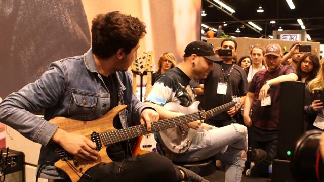 NAMM 2017: Plini & Aaron Marshall Live At The Dunlop Booth -Pt 1