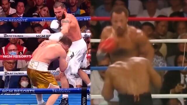 Canelo channels inner Mike Tyson to defeat Caleb Plant.