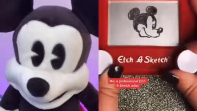 Mickey Mouse REACTS to drawing #shorts