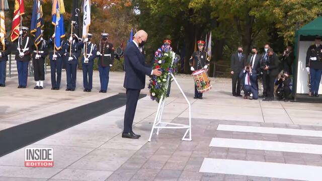 President Biden Visits Arlington Cemetery for Veterans Day