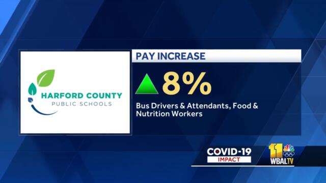 Harford County hikes pay for bus drivers, food service workers