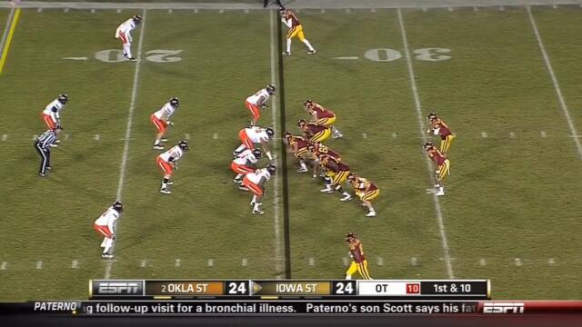#2 Oklahoma State Falls to Iowa State in Double OT
