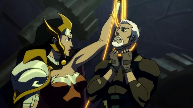 Wonder Woman (Flashpoint) - All Fight Scenes | Justice League: The Flashpoint Paradox
