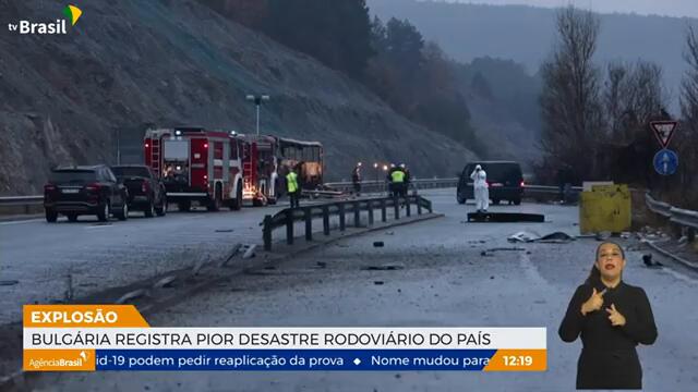Acidente de ônibus deixa 45 mortos na Bulgária