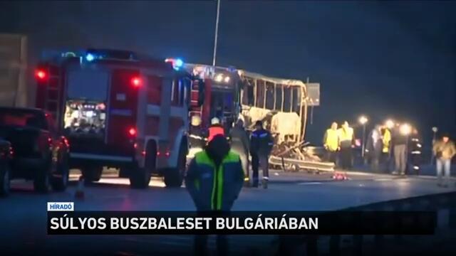 Súlyos buszbaleset Bulgáriában