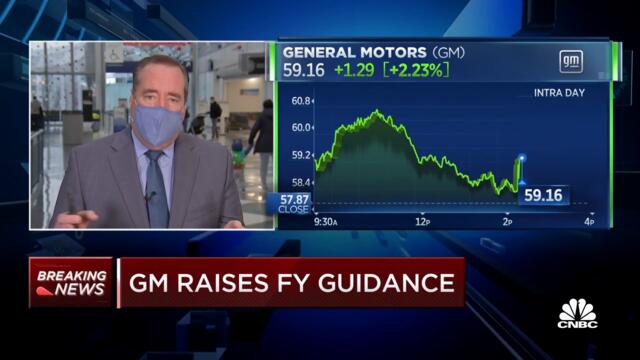 GM CFO raises full-year guidance, says chip supply chain is improving