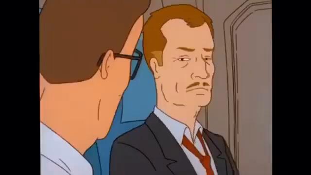 Hank Hill gets man off of plane