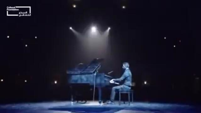 Faouzia singing arabic Desert Rose Live in concert at Abu Dhabi cultural foundation